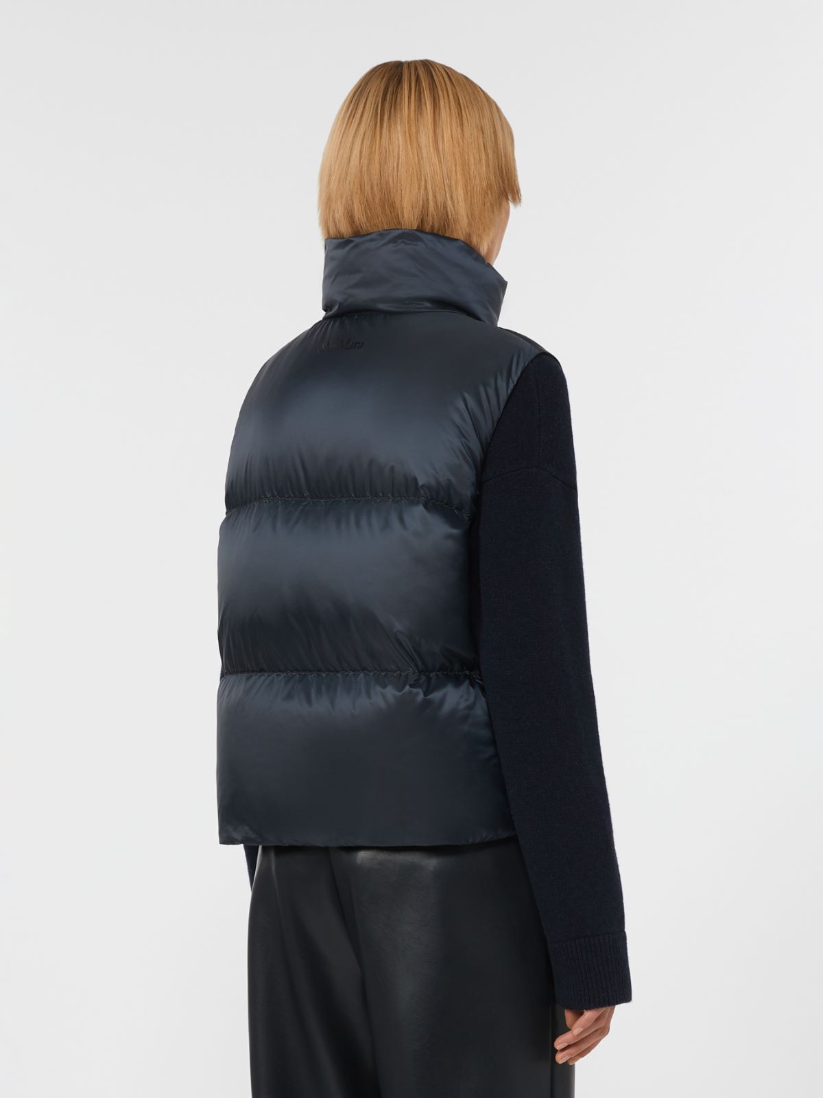 Padded gilet in water-repellent technical fabric - MIDNIGHTBLUE - Max Mara - 3