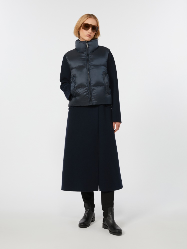 Padded gilet in water-repellent technical fabric - MIDNIGHTBLUE - Max Mara