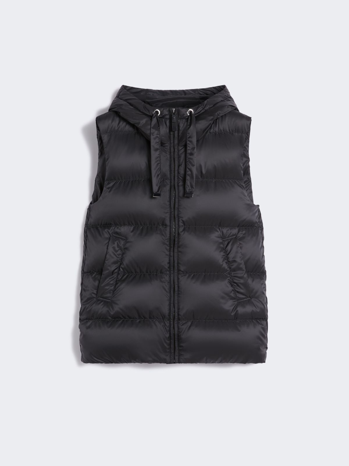Padded gilet in water-repellent technical fabric - BLACK - Max Mara - 8