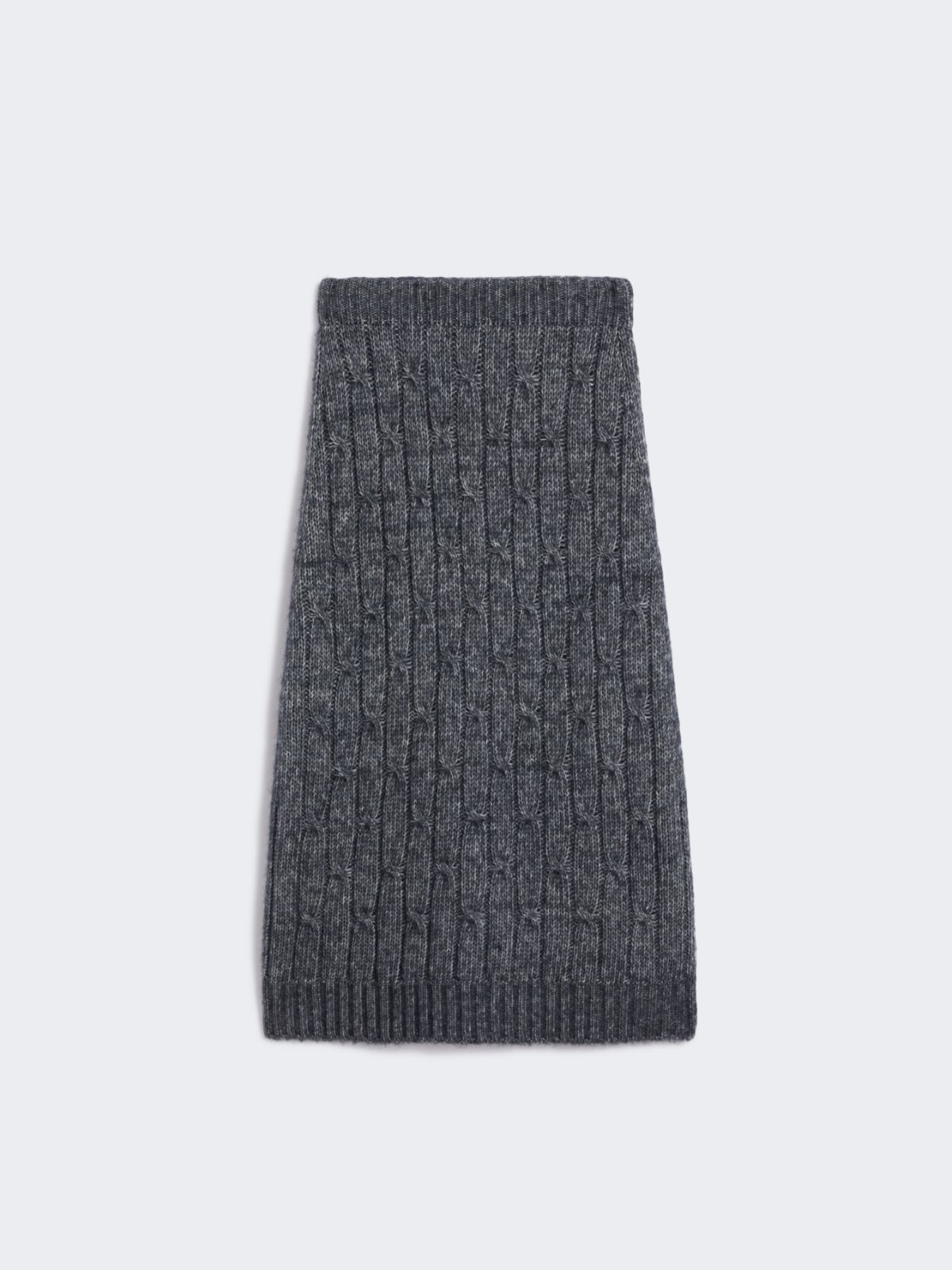 Flared alpaca-blend skirt - DARK GREY - Max Mara - 9