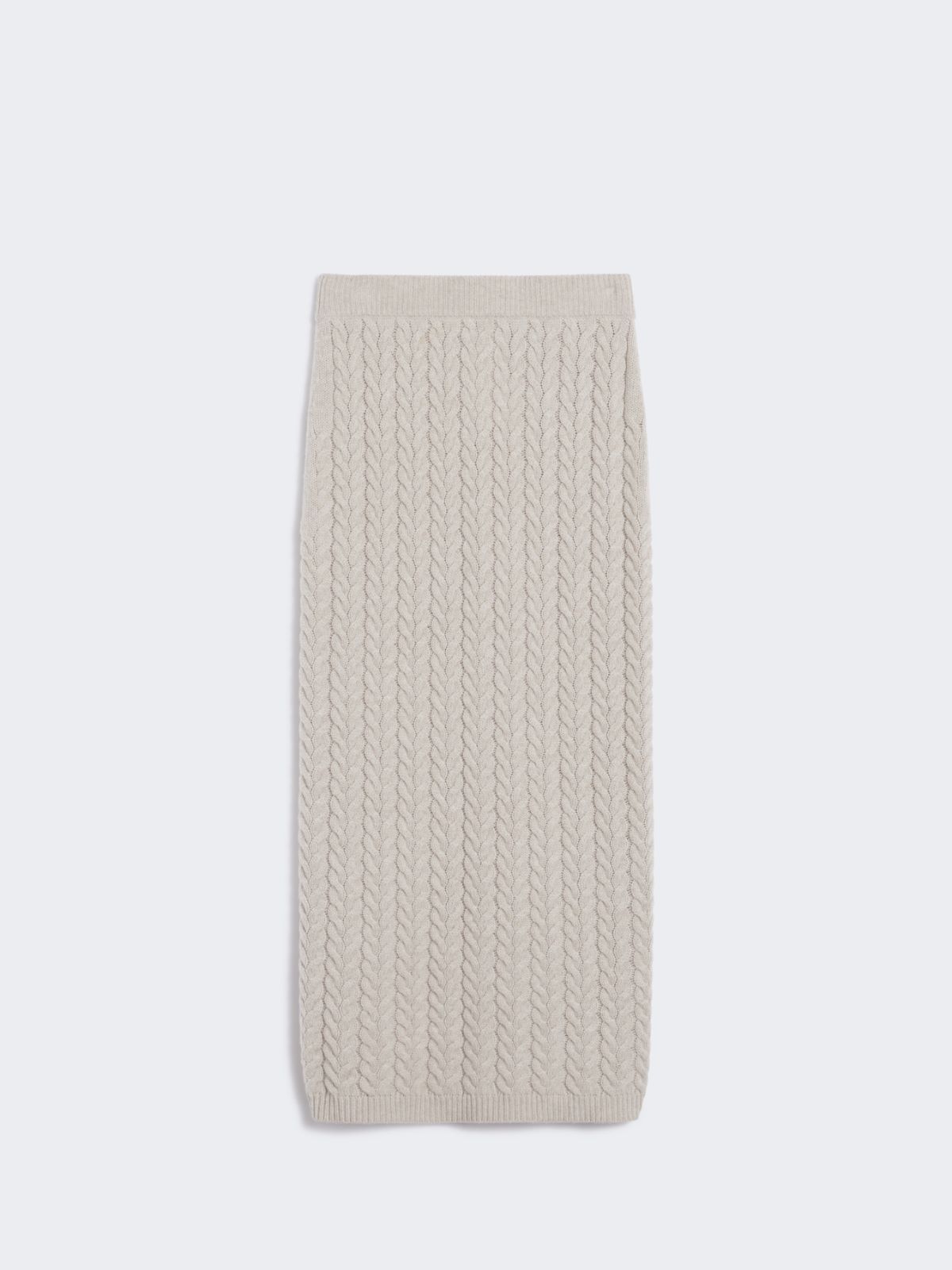 Wool and cashmere pencil skirt - SAND - Max Mara - 8