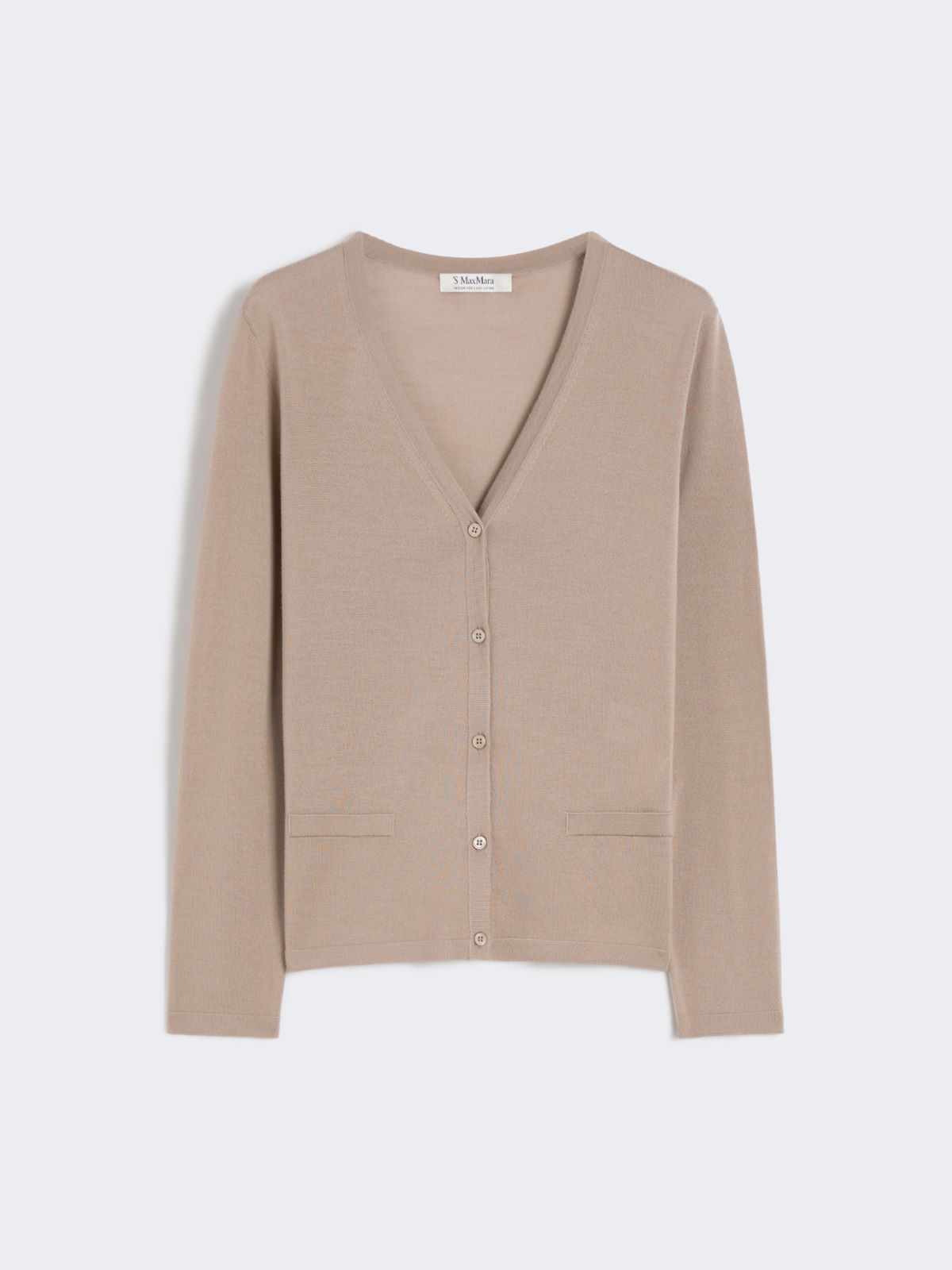 Cardigan aus Wollgarn - TAUBENGRAU - Max Mara - 8