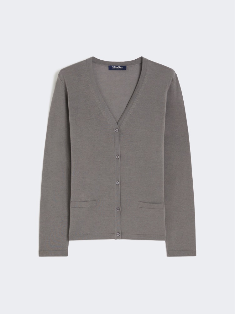 케냐 버진울 가디건 - DARK GREY - Max Mara
