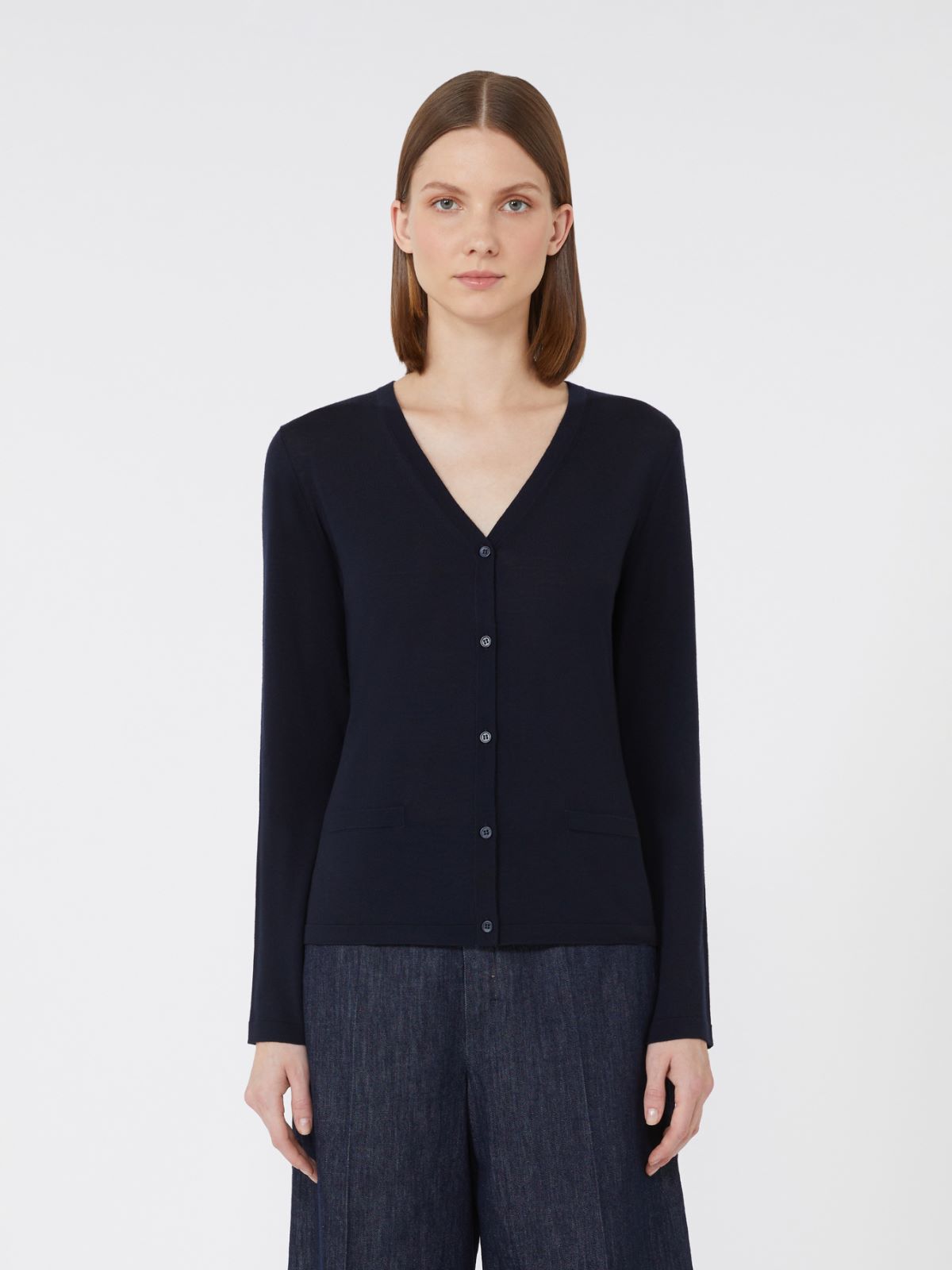 Wool yarn cardigan - ULTRAMARINE - Max Mara - 2