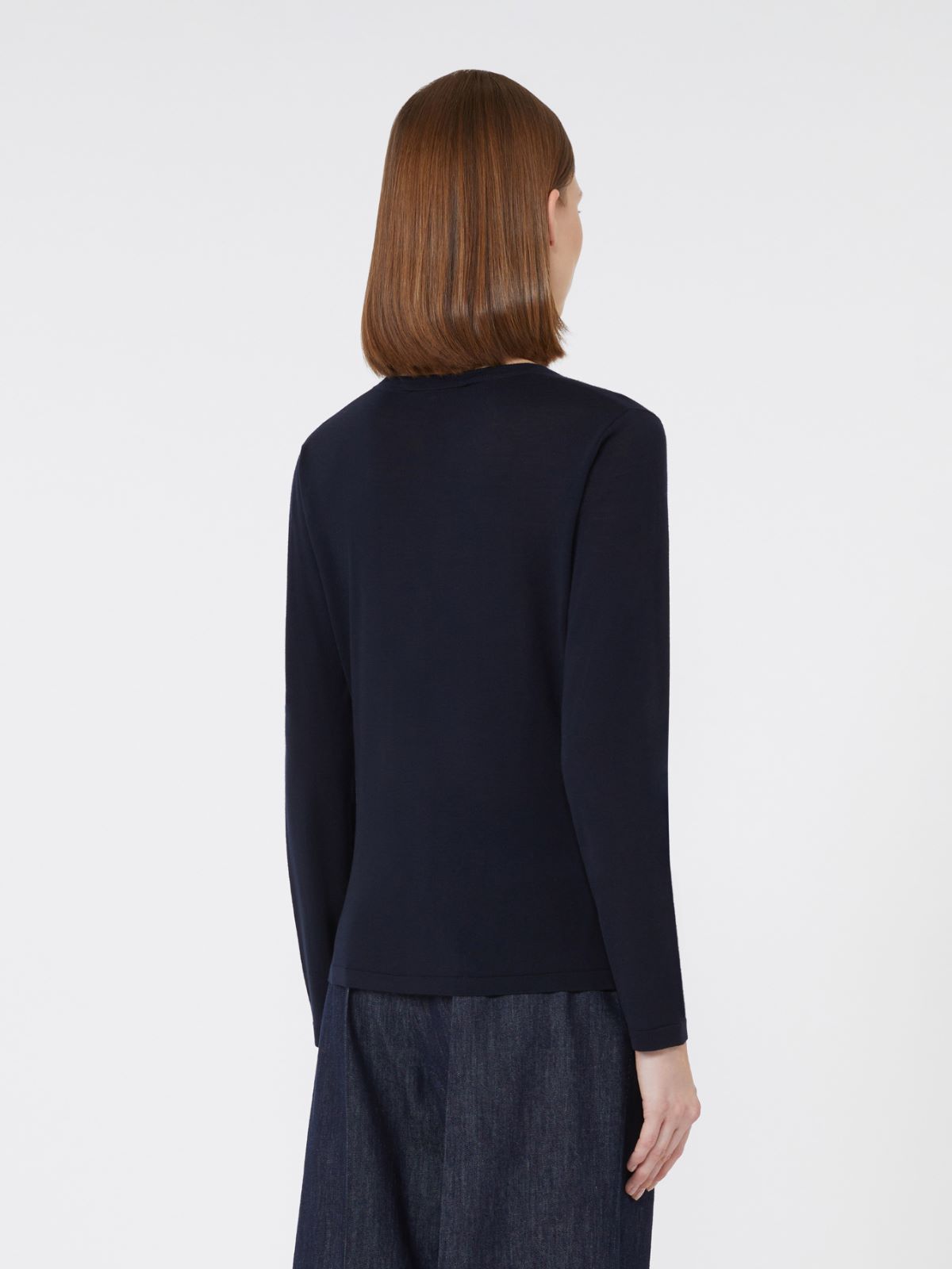 Wool yarn cardigan - ULTRAMARINE - Max Mara - 3