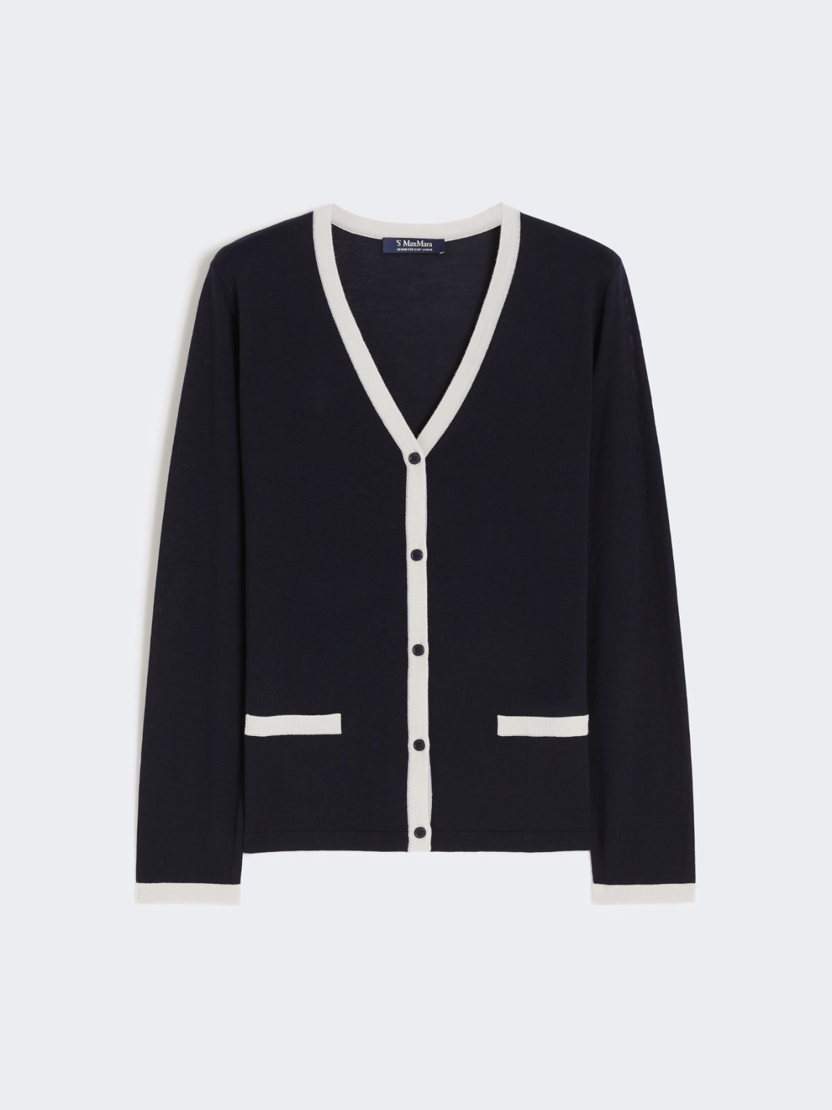 Wool yarn cardigan - ULTRAMARINE - Max Mara - 8