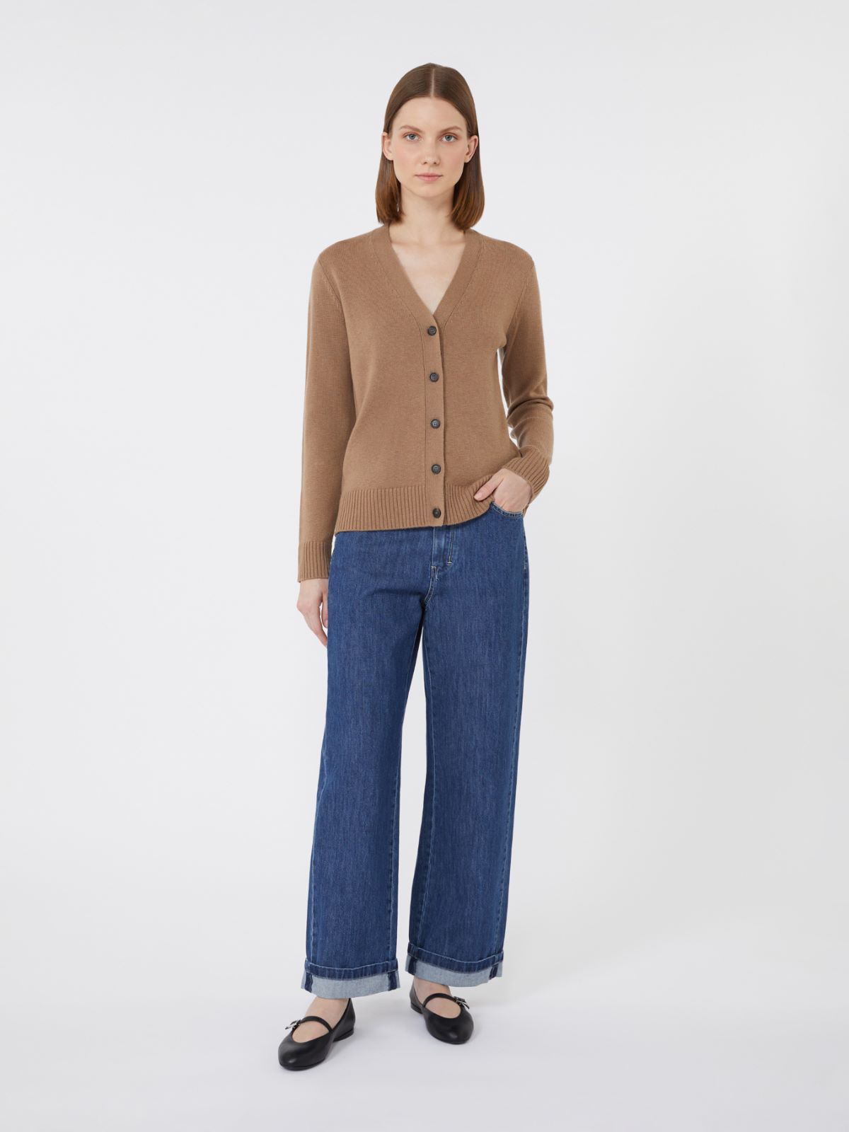 아폴로 울 가디건 - CAMEL - Max Mara