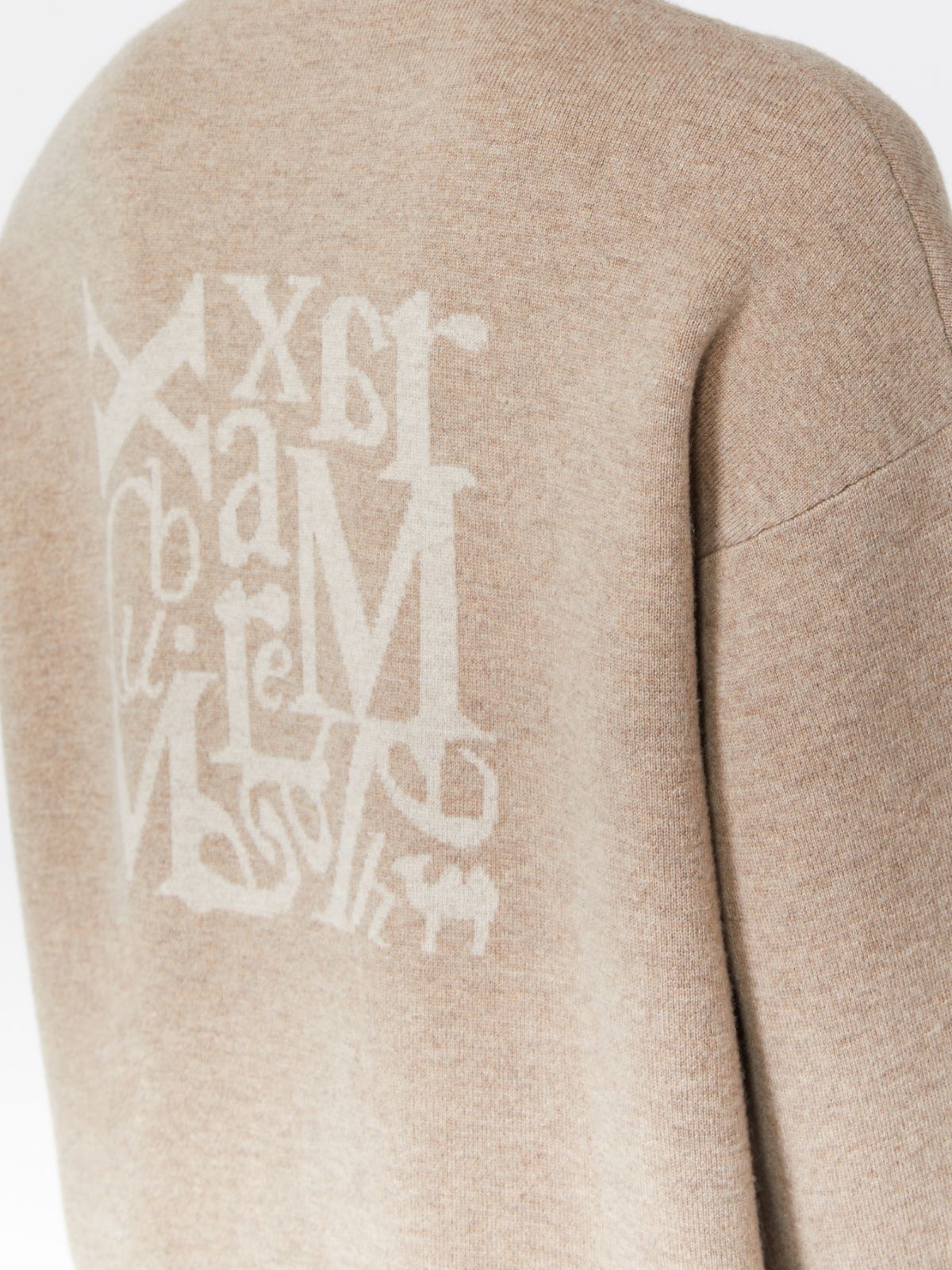 Wool and cashmere hooded cardigan - BISCUIT - Max Mara - 4