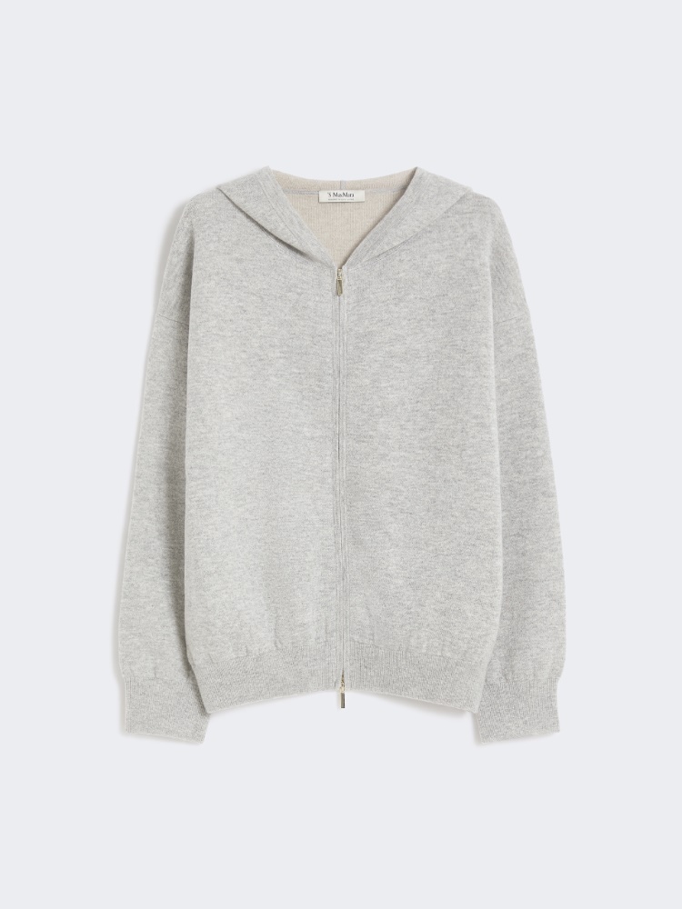 [クルト] ウール カシミヤ フーディ - PEARL GREY - Max Mara