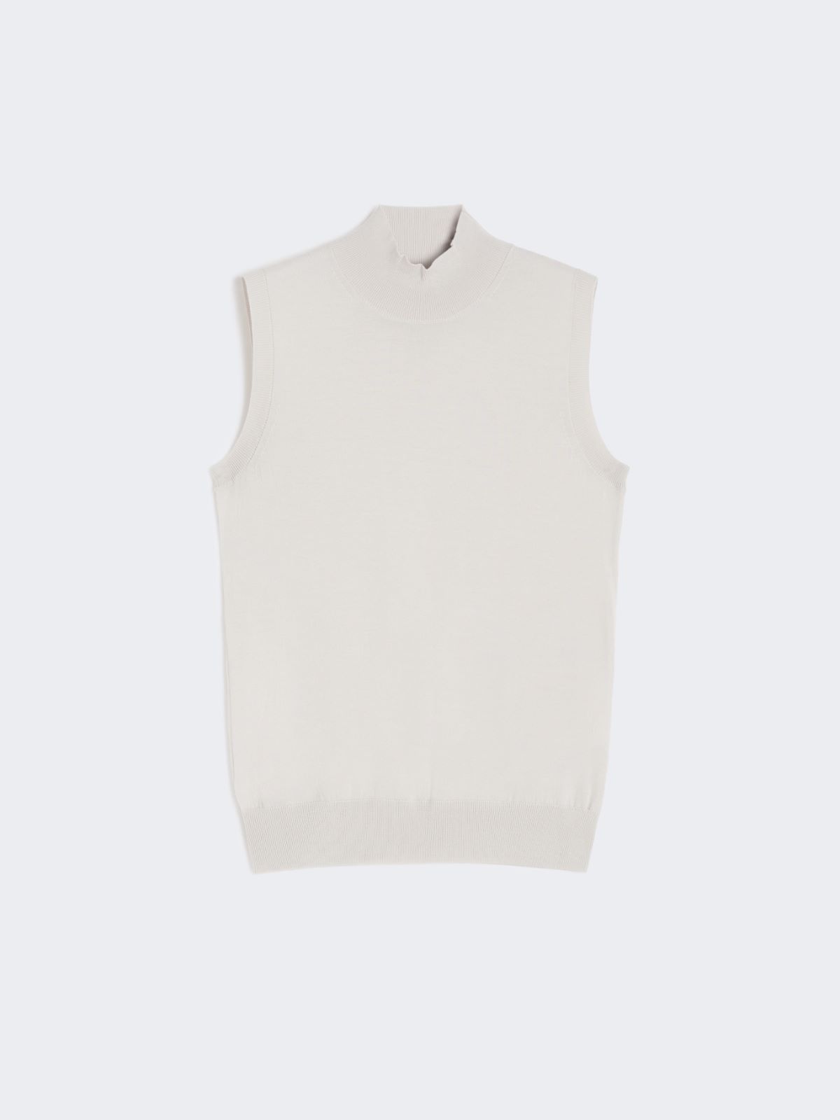 Wool yarn gilet - WHITE - Max Mara - 8