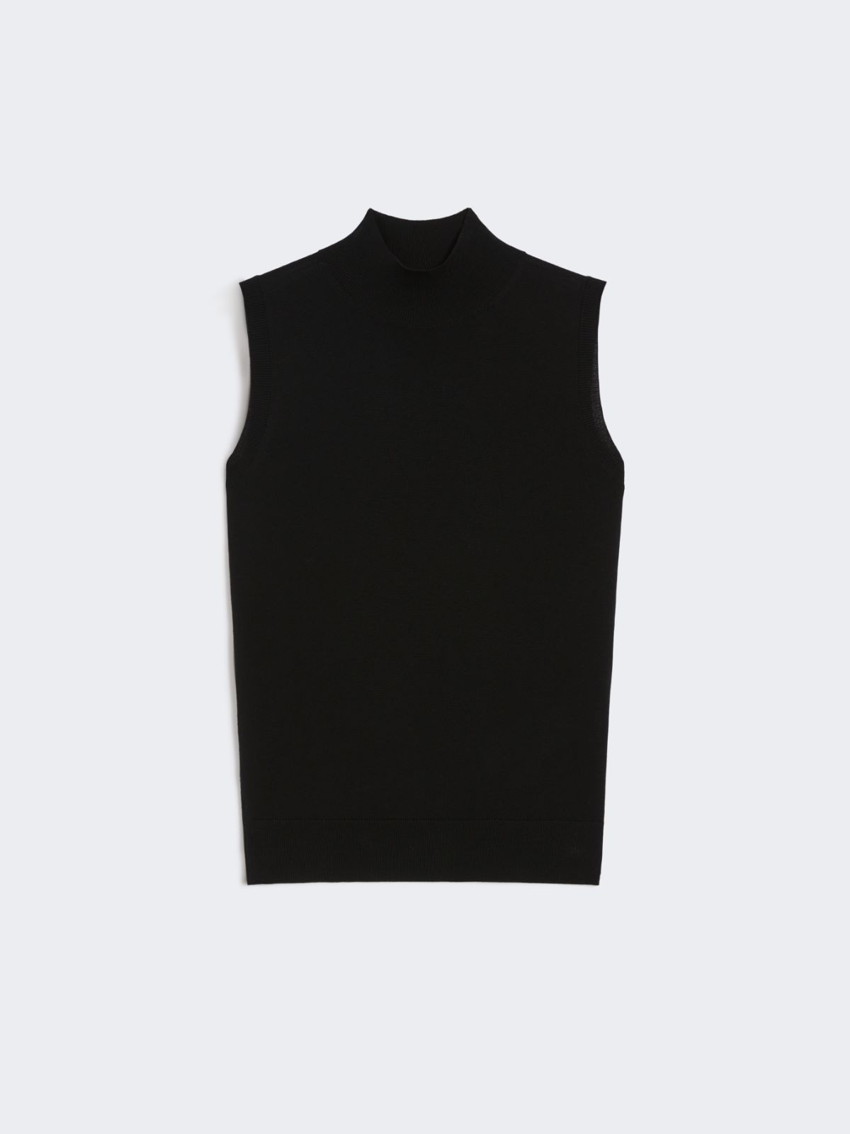 Wool yarn gilet - BLACK - Max Mara - 8