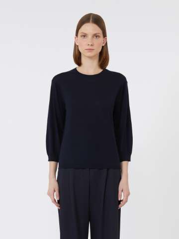 Tシャツ・カットソー Max Mara Basic wool sweater Max Mara Brown Wool-Cashmere Sweater for Women