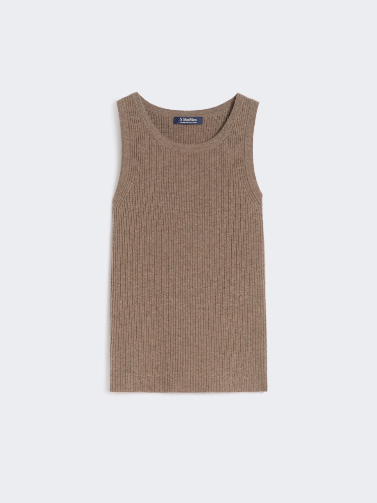 치프로 울 탑 - HAZELNUT BROWN - Max Mara