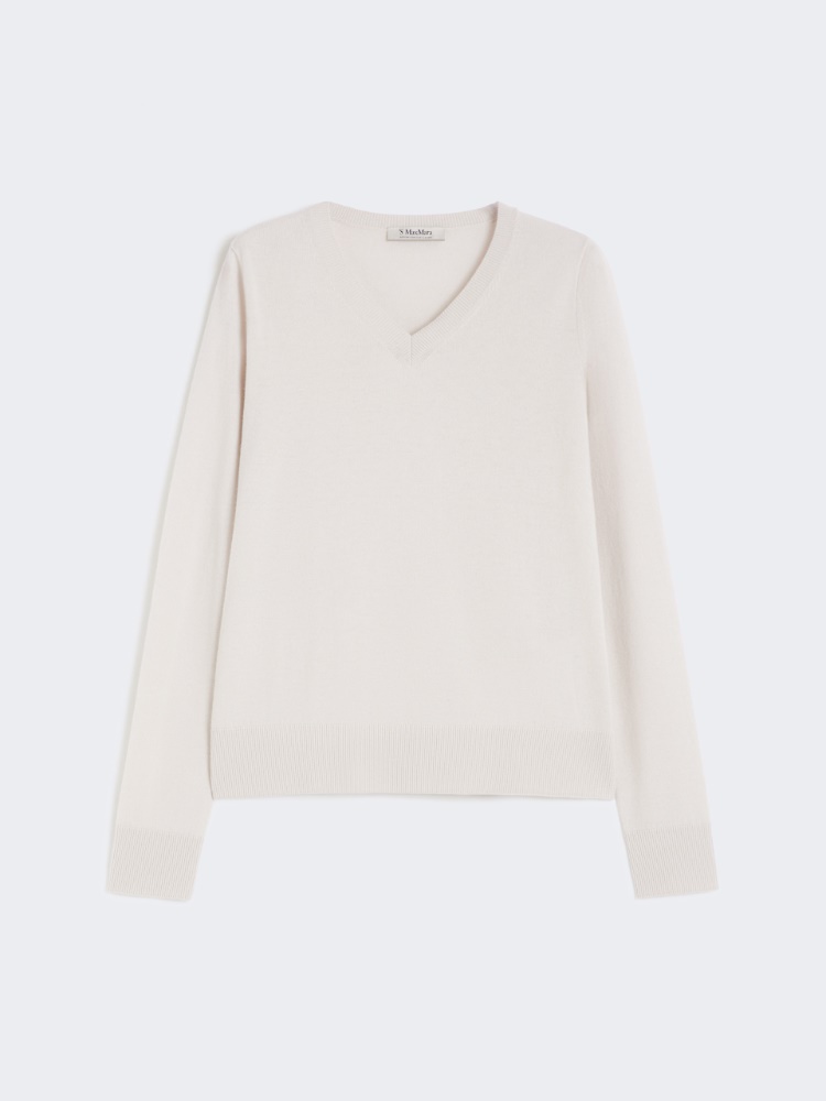 Wool yarn sweater - WHITE - Max Mara