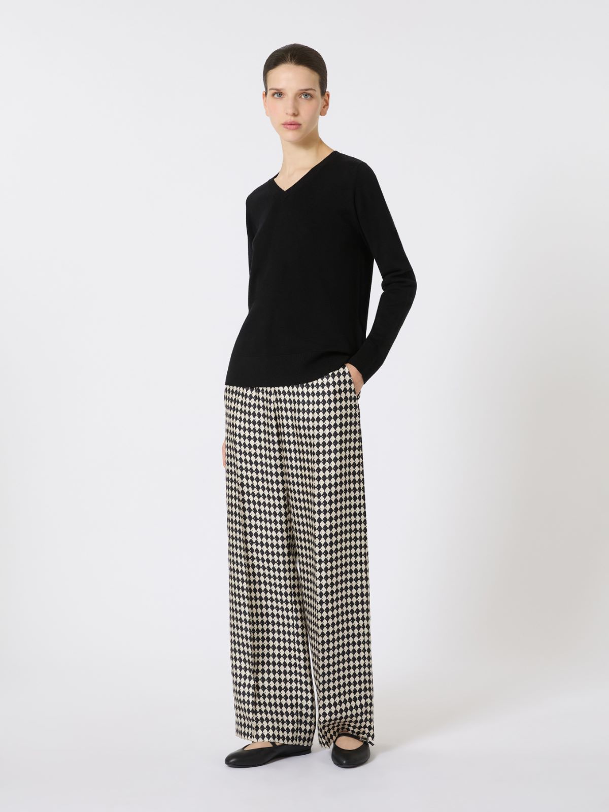 Wool yarn sweater + BLACK - Max Mara