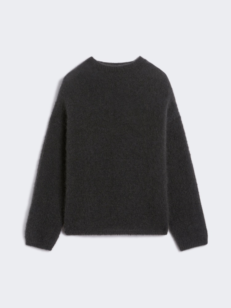 【関税&送料込】Max Mara Silva Bustier Dress In Mohair Wool Wool, mohair and silk bustier dress, black | 