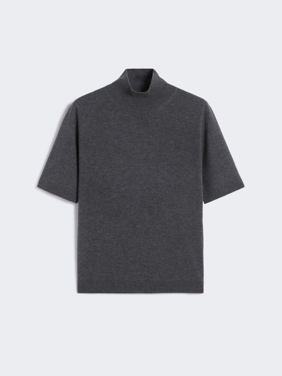 Wool polo-neck sweater - MEDIUM GREY - Max Mara - 8