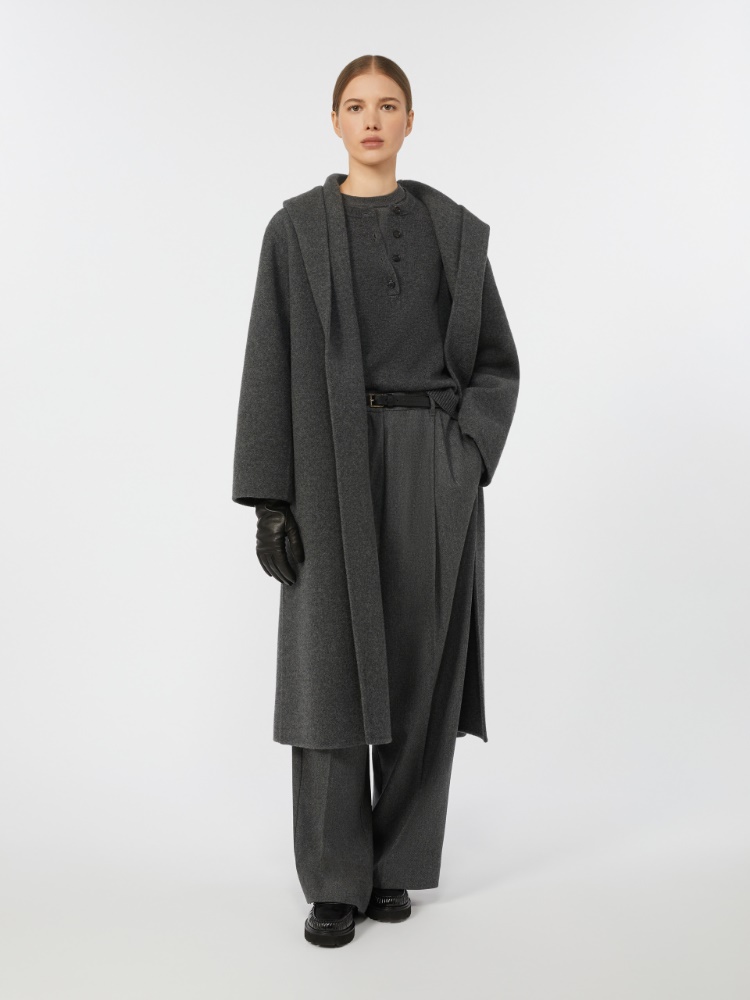 Wool and cashmere mini jumper - MEDIUM GREY - Max Mara