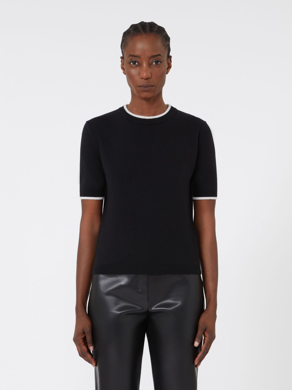Wool knit jumper - BLACK - Max Mara - 2