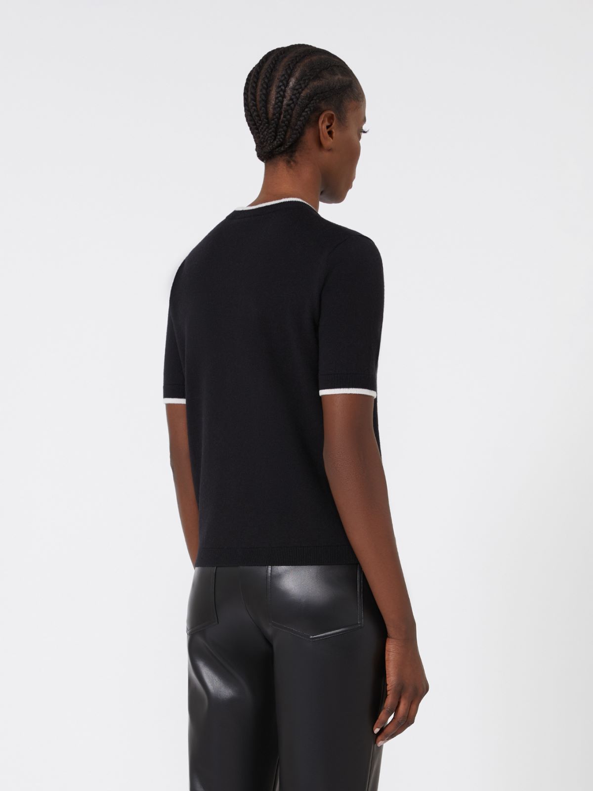 Wool knit jumper - BLACK - Max Mara - 3