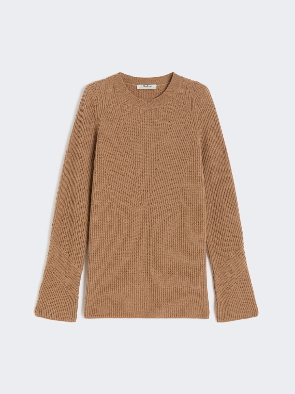 Rib-knit wool sweater - CAMEL - Max Mara - 8