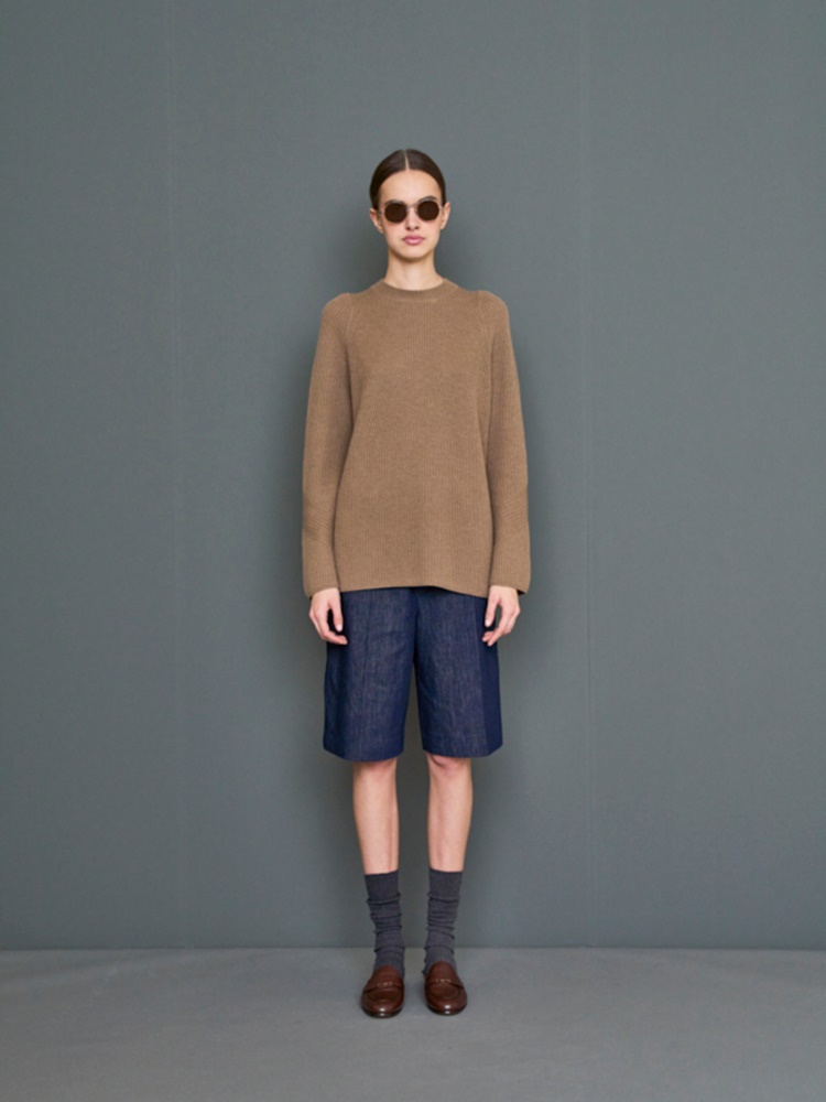 Rib-knit wool sweater + CAMEL - Max Mara