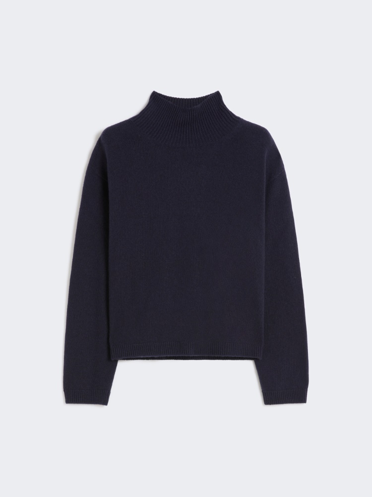 Wool and cashmere cropped polo-neck sweater - AVIO - Max Mara