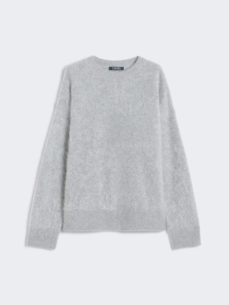 Brushed cashmere jumper - PEARL GREY - Max Mara