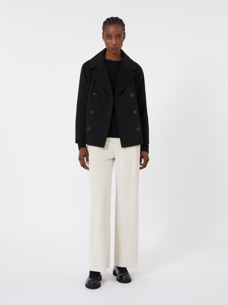 Wool and cashmere crew-neck sweater - BLACK - Max Mara