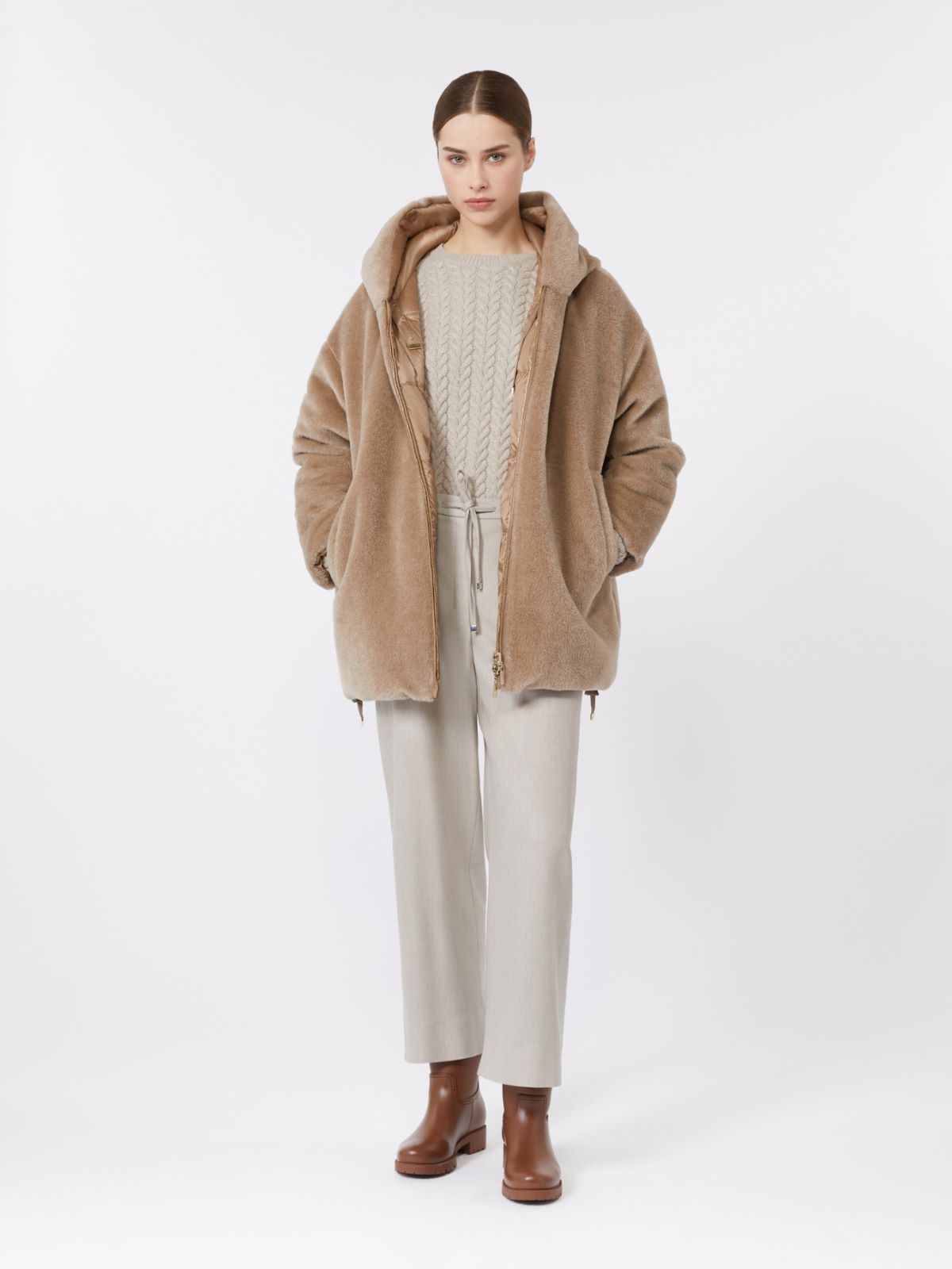 Wool and cashmere sweater - SAND - Max Mara