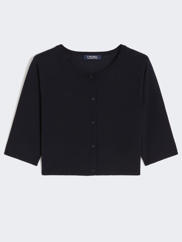 Short wool cardigan - ULTRAMARINE - Max Mara