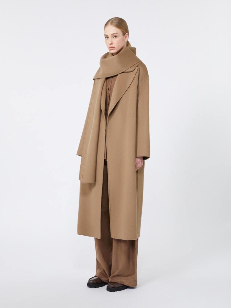 Suede trousers - BROWN - Max Mara