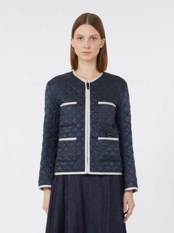ダウンジャケット・コート Max Mara Midnight blue polyester Camelia padded jacke Quilted coat midnightblue | Max Mara
