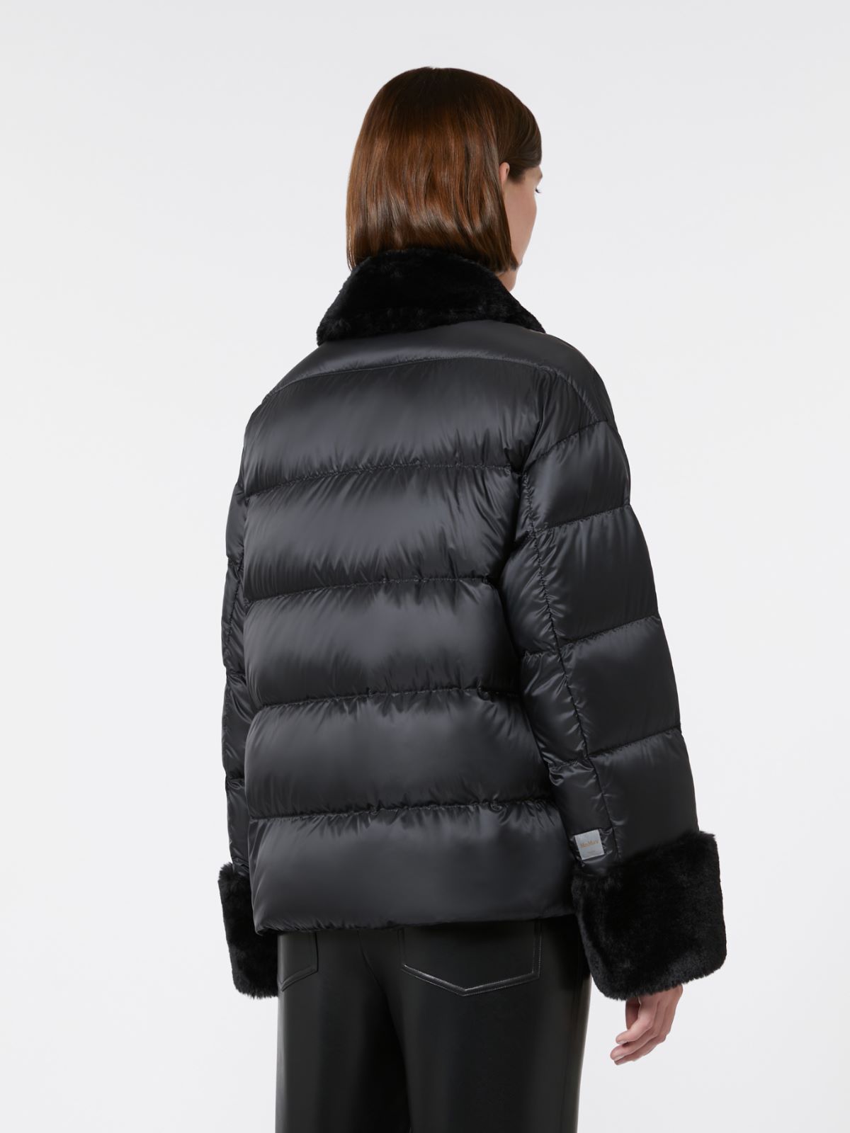 Padded jacket in water-repellent fabric - BLACK - Max Mara - 3