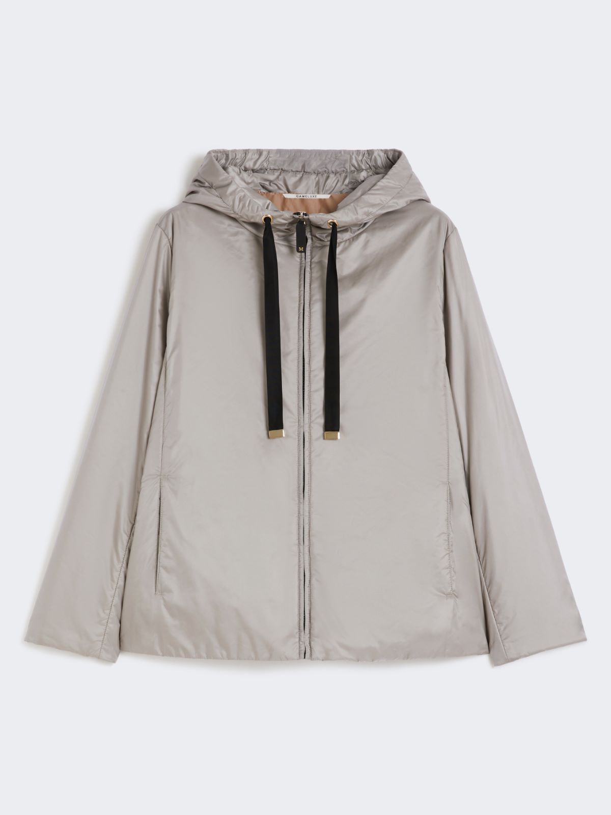 Padded water-repellent hooded jacket - LIGHT GREY - Max Mara - 8