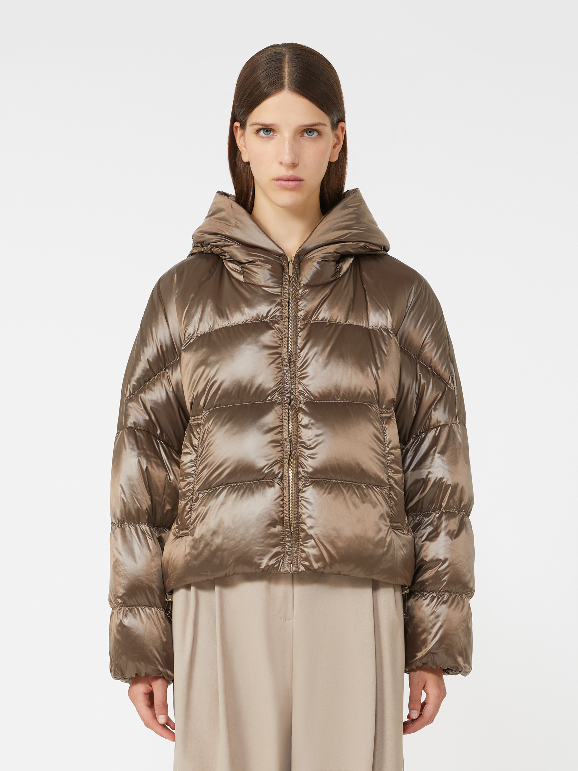 [더 큐브] 스페이스카 발수 패딩 - BROWN - Max Mara - 2