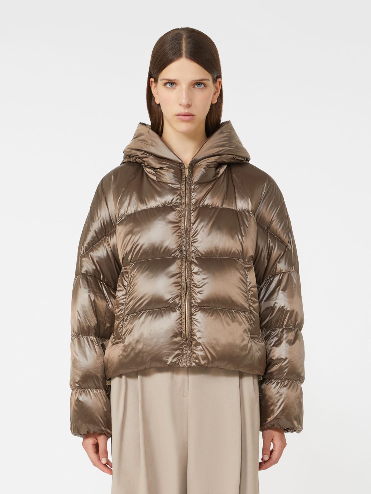 [더 큐브] 스페이스카 발수 패딩 - BROWN - Max Mara - 5