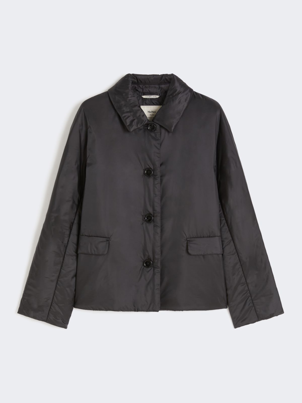Padded jacket in water-repellent canvas - BLACK - Max Mara - 8