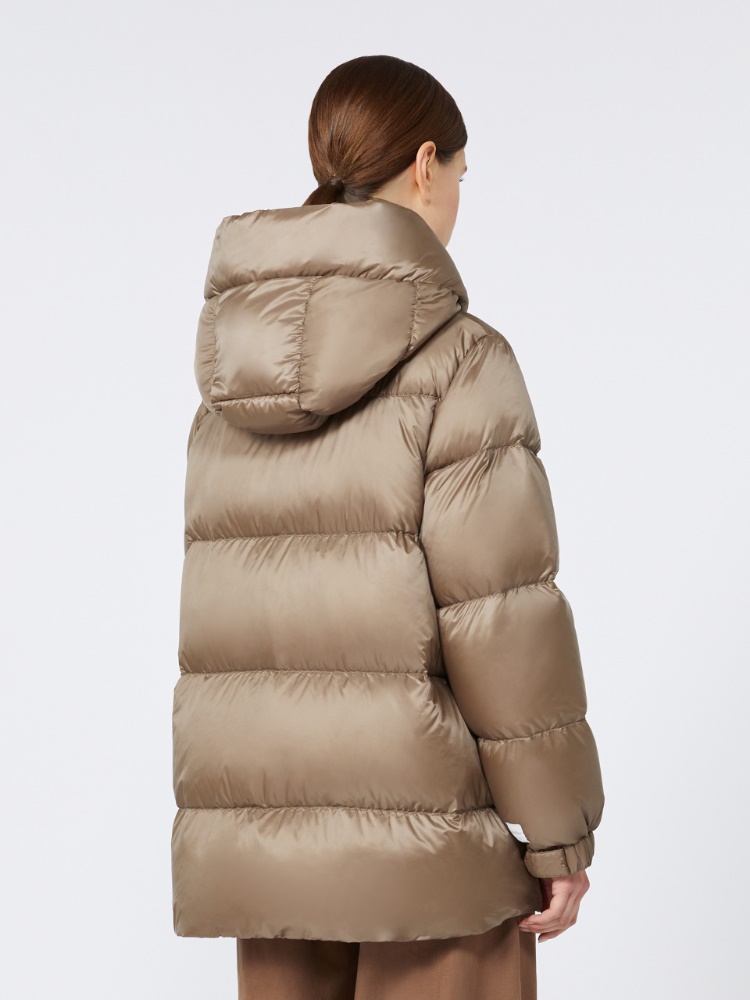 セイA] テクニカル キャンバス ダウン ジャケット, brown