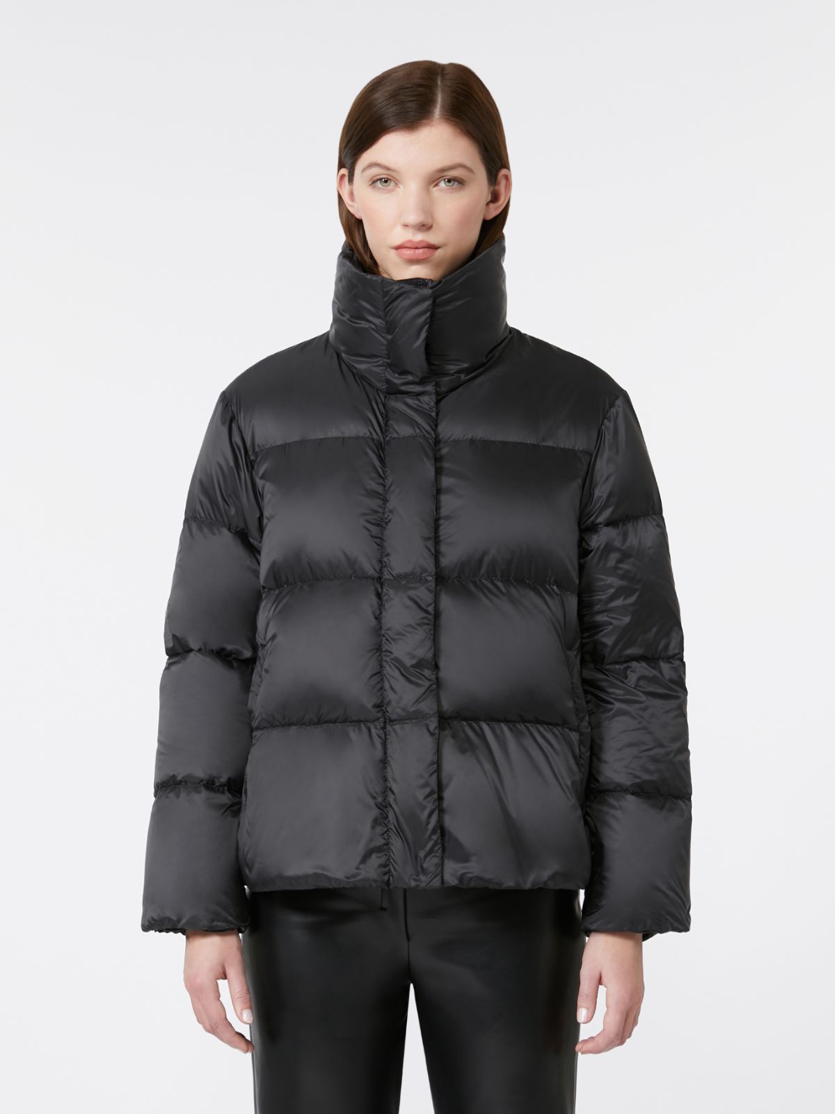 Down jacket in water-repellent technical fabric - BLACK - Max Mara - 2