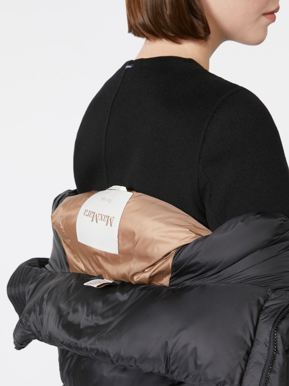 Down jacket in water-repellent technical fabric - BLACK - Max Mara - 4