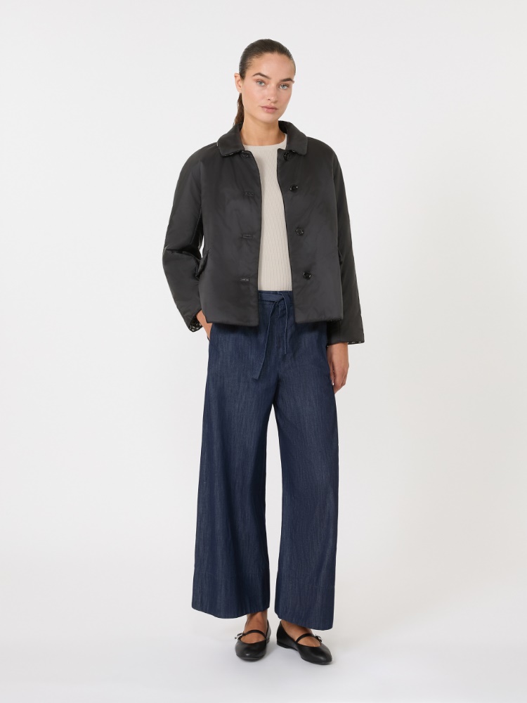 [더 큐브] 브릭 폴리 리버시블 패딩 - BLACK - Max Mara