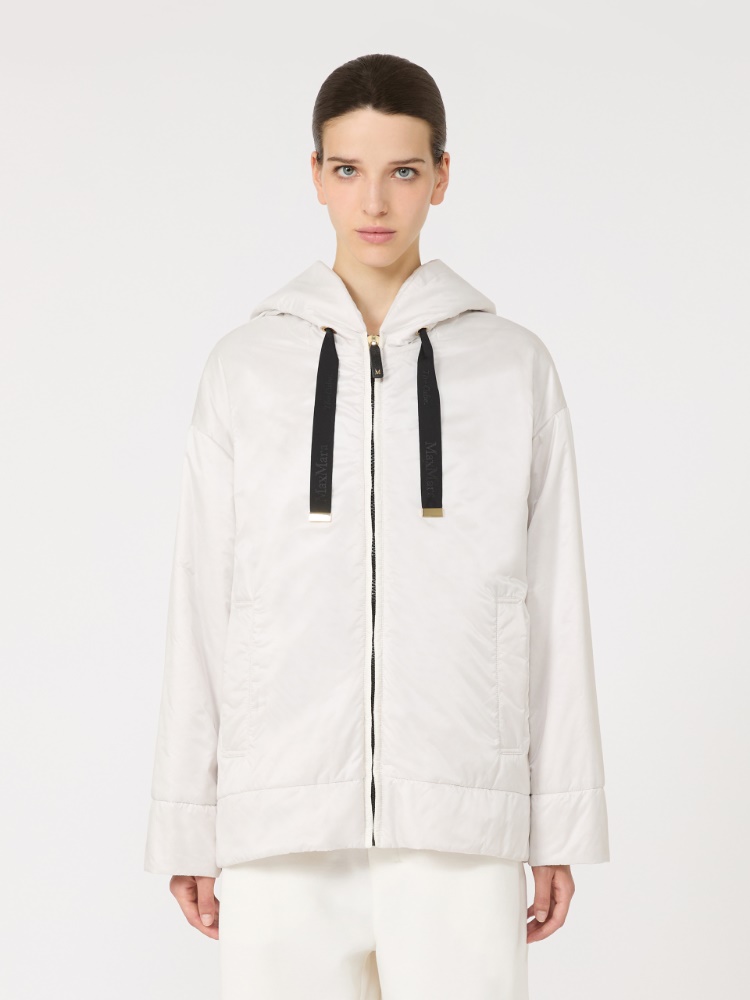 ジャケット Max Mara DARIA - Drip-proof canvas padded jacket with hood Water-repellent canvas padded sweatshirt, camel | 