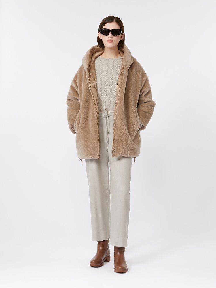 Giacca imbottita reversibile in alpaca e lana - BEIGE - Max Mara