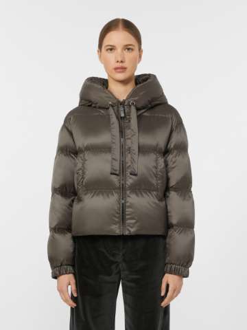ジャケット MAX MARA THE CUBE Woman Jacket Charcoal 2529296024600 024 NEW Max Mara The Cube Noveca Water Resistant Reversible Down