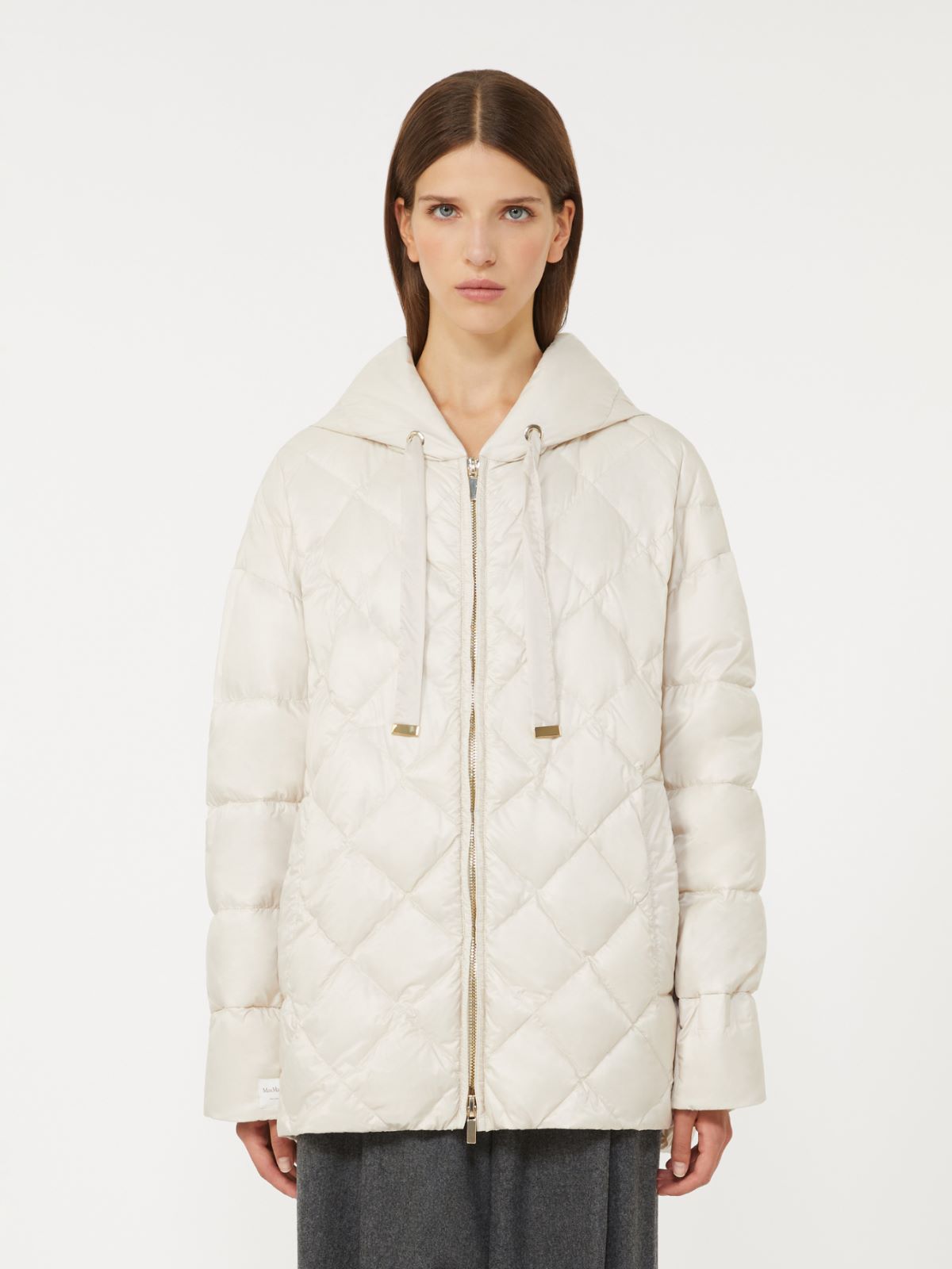 Padded jacket in water-repellent iridescent fabric - MILK - Max Mara - 2