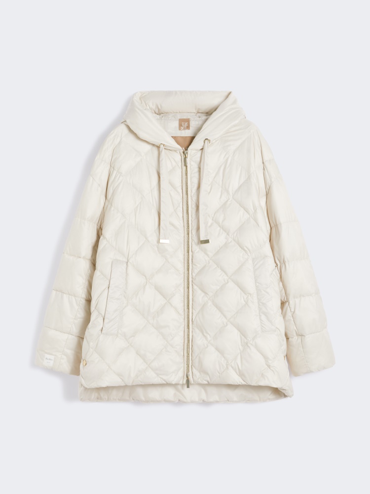 Padded jacket in water-repellent iridescent fabric - MILK - Max Mara