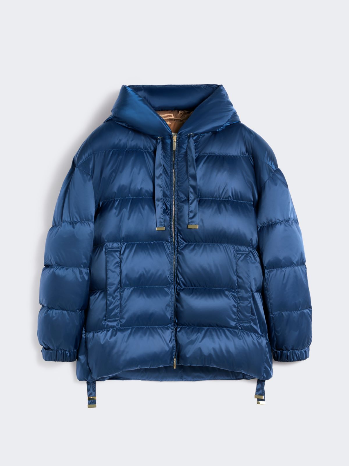 Down jacket in water-repellent taffeta - NAVY - Max Mara - 8