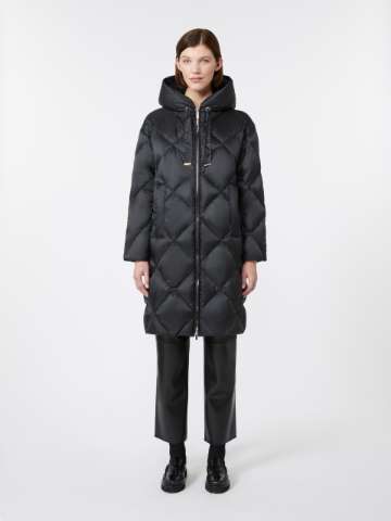 ジャケット MAX MARA THE CUBE Woman Jacket Black 2419481164600 001 Down jacket reversible Max Mara The Cube Sportl black and