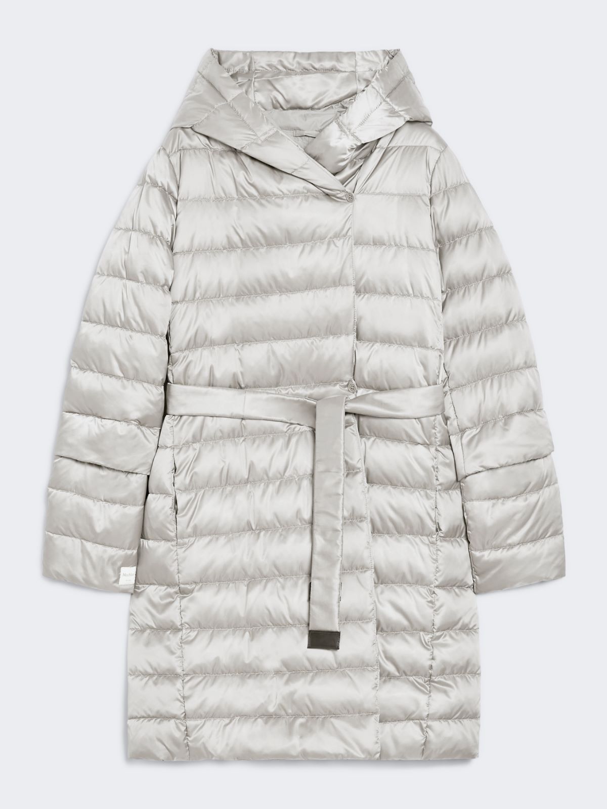 Reversible down jacket in water-repellent satin - IVORY - Max Mara - 11